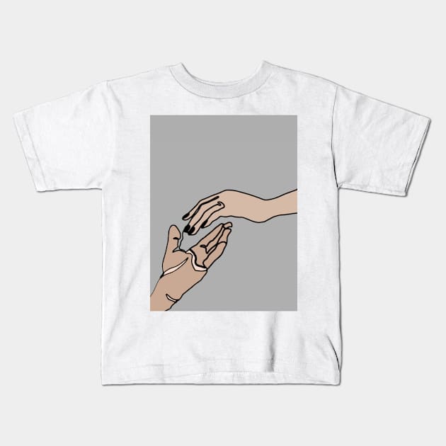 Wolfstar Hands Kids T-Shirt by ThePureAudacity